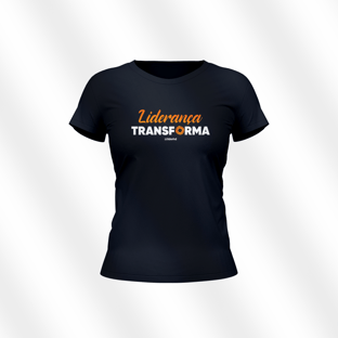 Nome do produtoBaby Look preta - Liderança Transforma