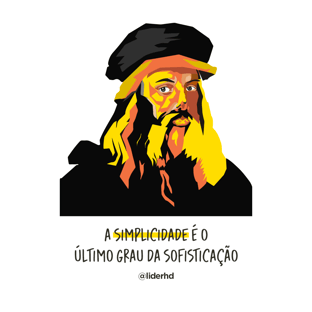 Nome do produtoCamiseta - Simplicidade, Da Vinci