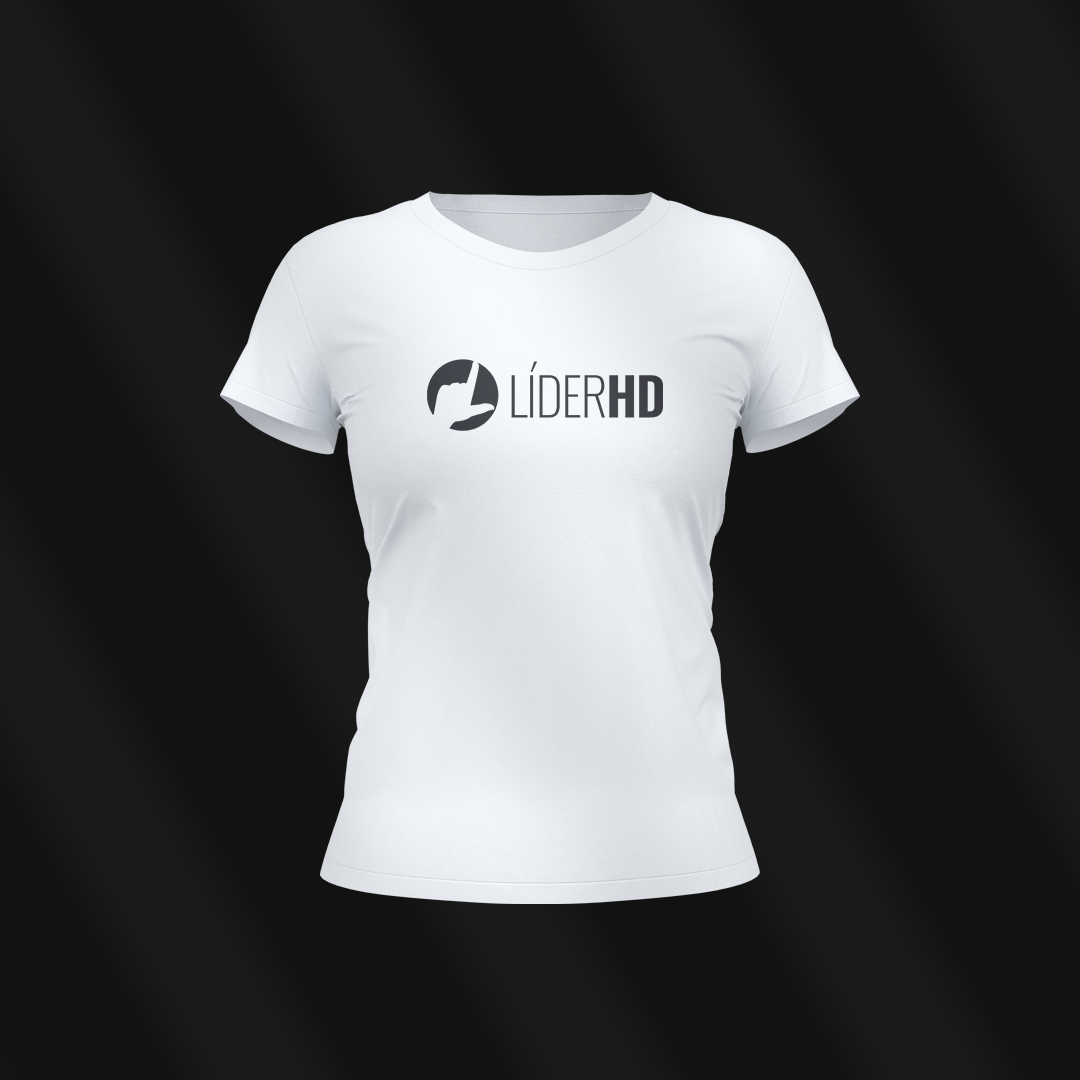 Nome do produto: Baby Look branca - Líder HD