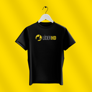 Nome do produtoCamiseta preta - Líder HD