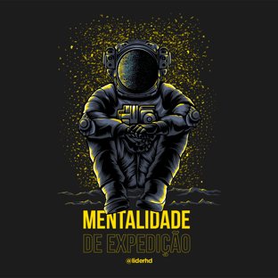 Nome do produtoCamiseta preta - Mentalidade de expedição