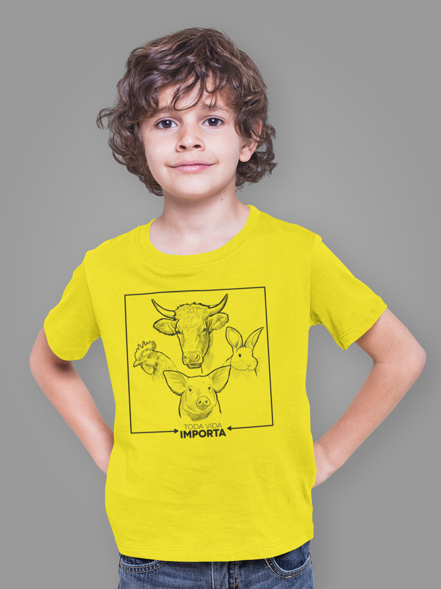 T-SHIRT INFANTIL - TODA VIDA IMPORTA (2 a 8 anos)