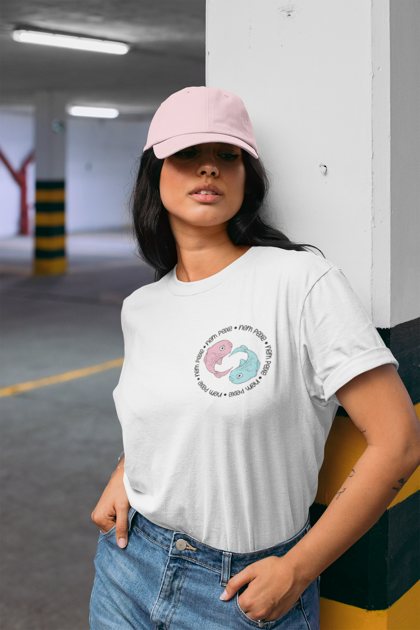 CAMISETA UNISSEX - NEM PEIXE MINIMALISTA