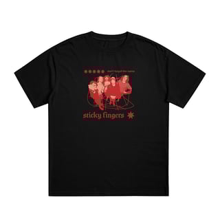 Nome do produto STICKY FINGERS - CAMISETA - FRENTE E COSTAS