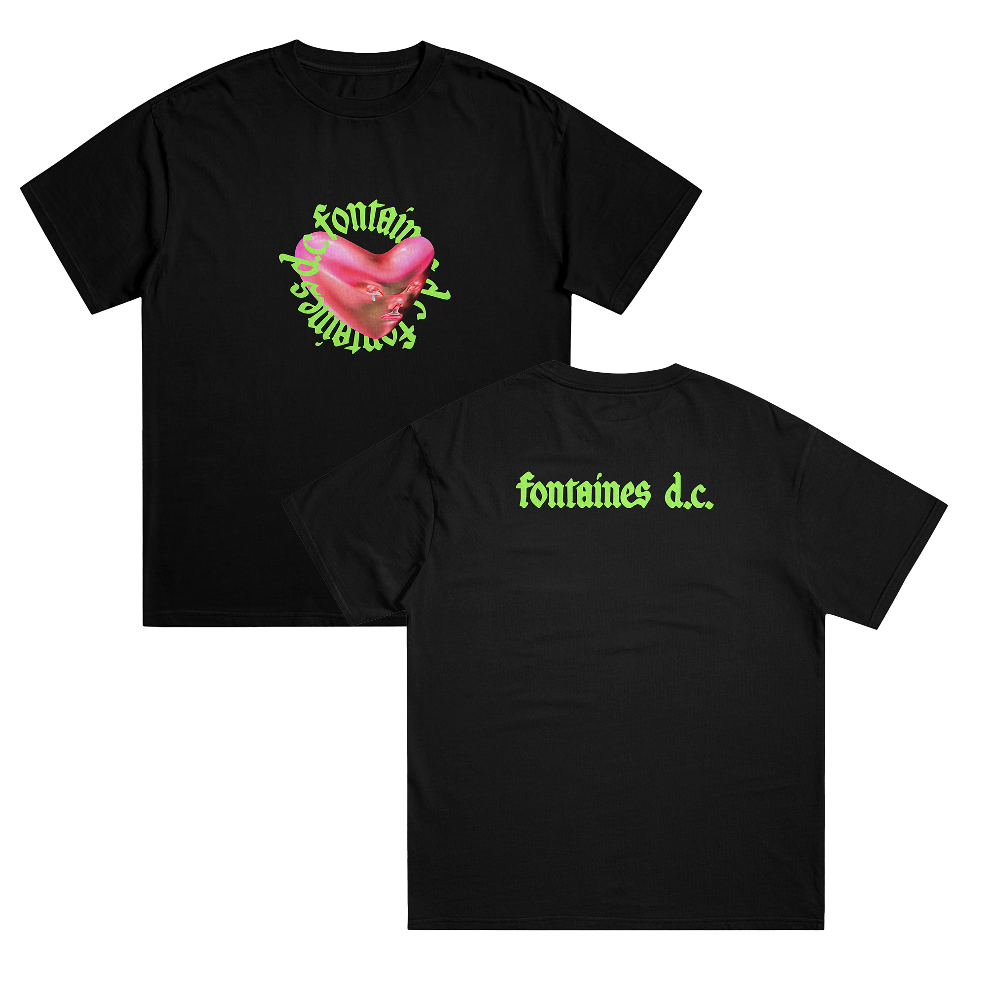 FONTAINES D.C - CAMISETA - FRENTE E COSTAS