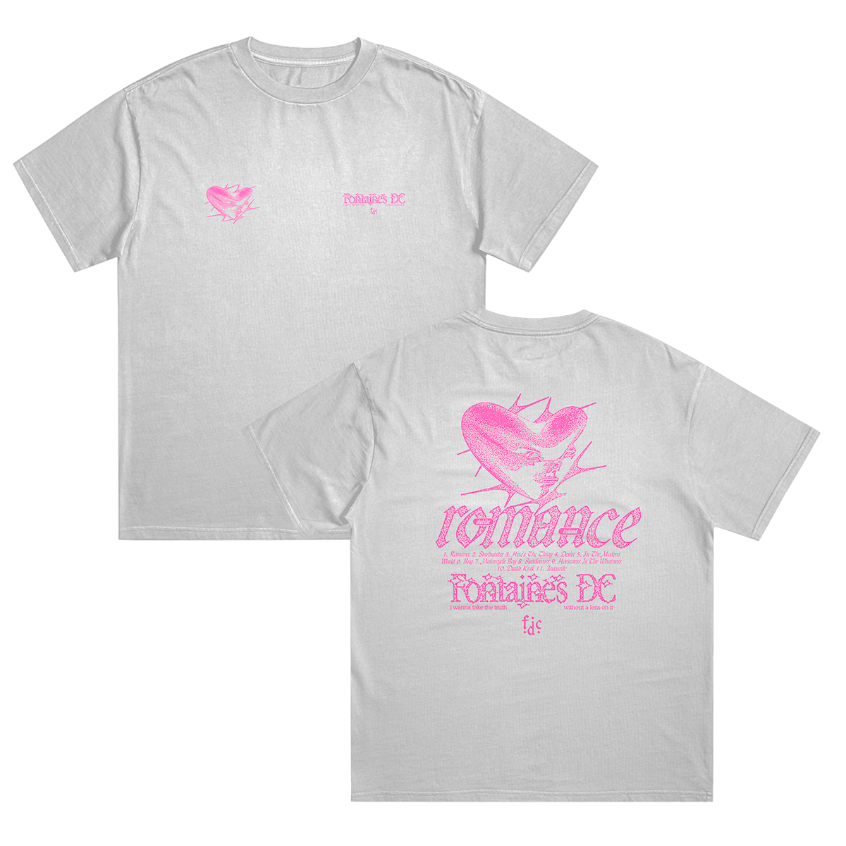 Nome do produto: FONTAINES D.C. - CAMISETA - FRENTE E COSTAS