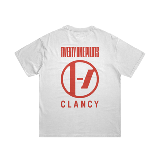 Nome do produto TWENTY ONE PILOTS - CAMISETA (preta&branca) - CLANCY