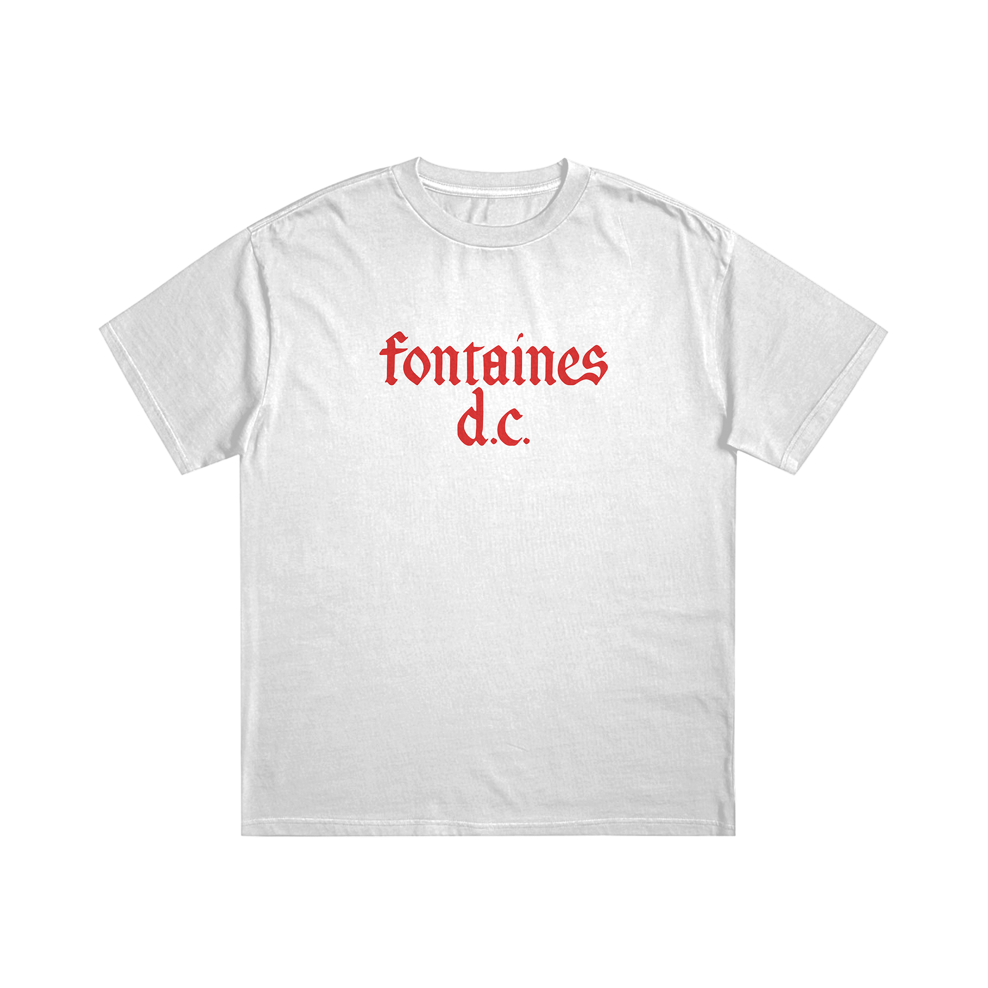 FONTAINES D.C - CAMISETA - PRETA, BRANCA E AMARELA