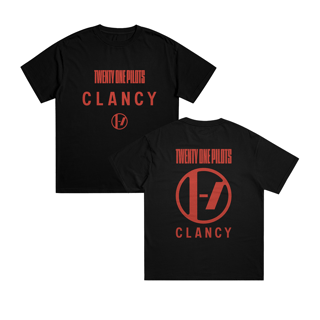 Nome do produto TWENTY ONE PILOTS - CAMISETA (preta&branca) - CLANCY