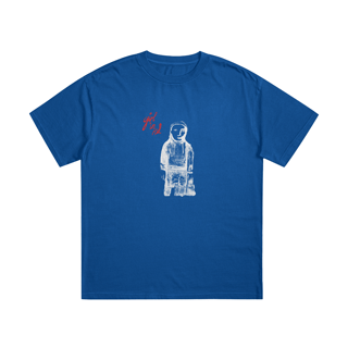 Nome do produto GIRL IN RED - CAMISETA - PRETA E AZUL