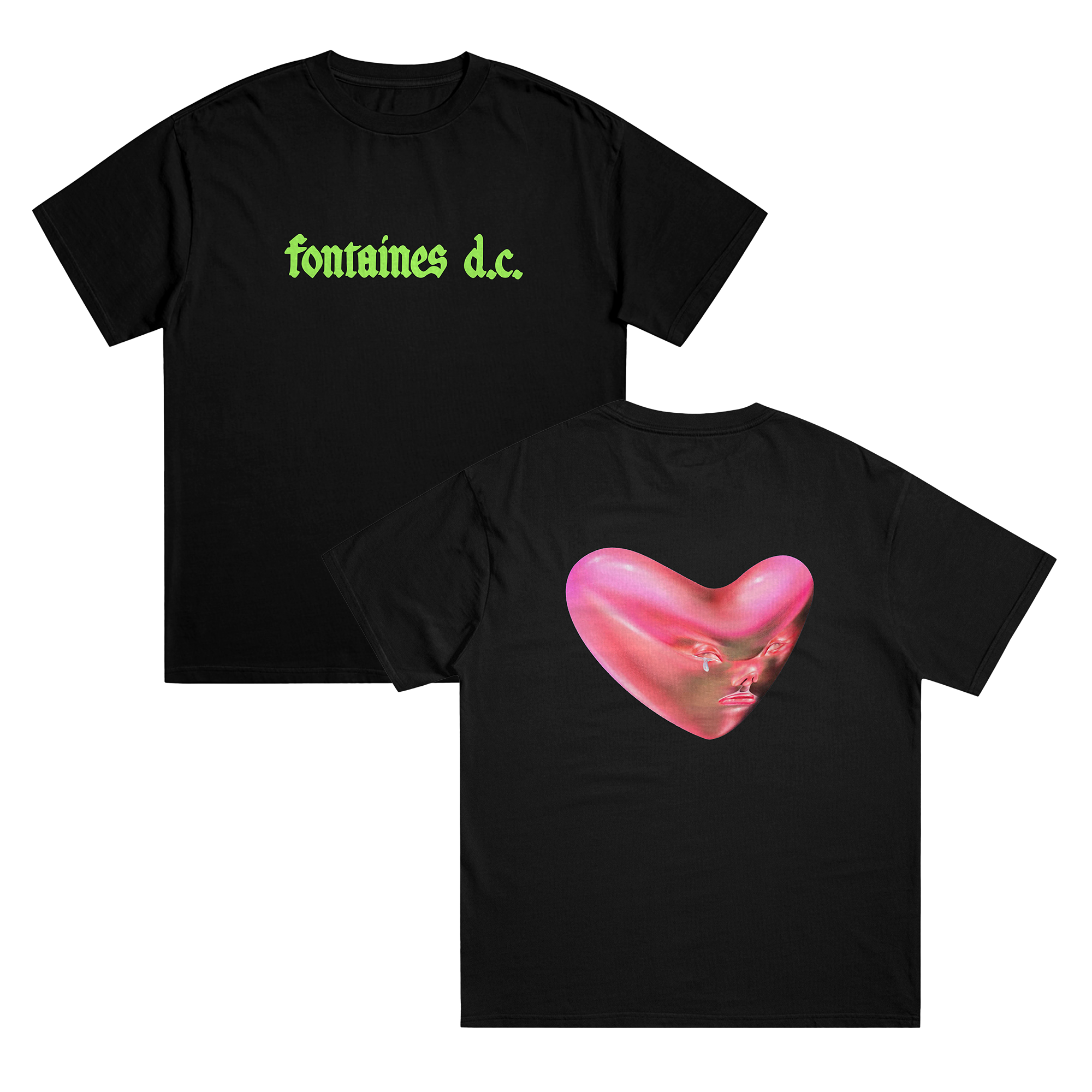 FONTAINES D.C - CAMISETA - FRENTE E COSTAS