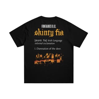 Nome do produto FONTAINES D.C - CAMISETA - FRENTE E COSTAS