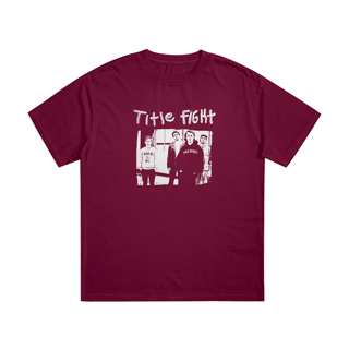 Nome do produto TITLE FIGHT - CAMISETA - VINHO, AZUL E PRETA