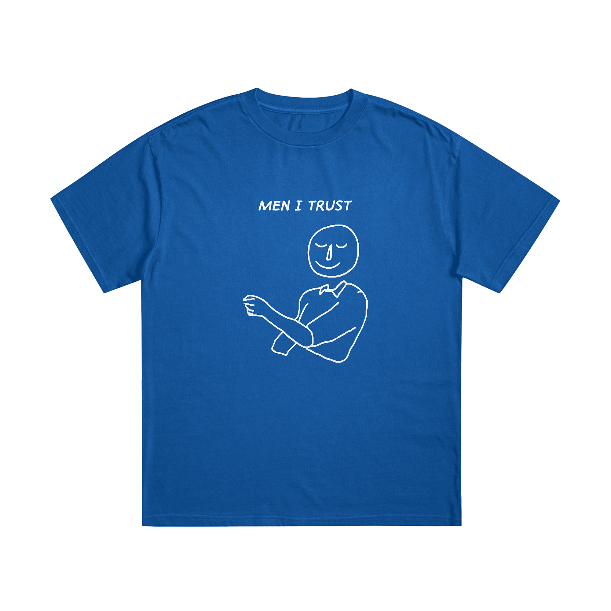 MEN I TRUST - CAMISETA - AZUL E PRETA