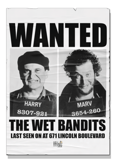 Cam. Unissex. - Bandidos Molhados - Wet Bandits - Esqueceram de Mim
