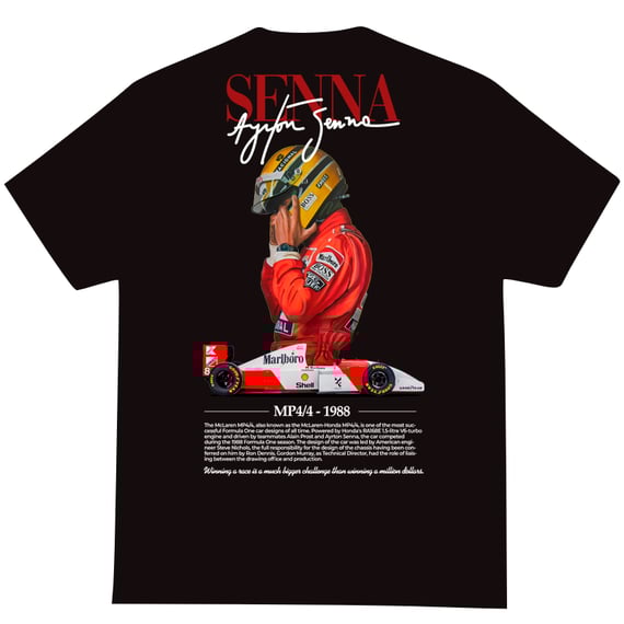 Camiseta Ayrton Senna MP4/4 1988