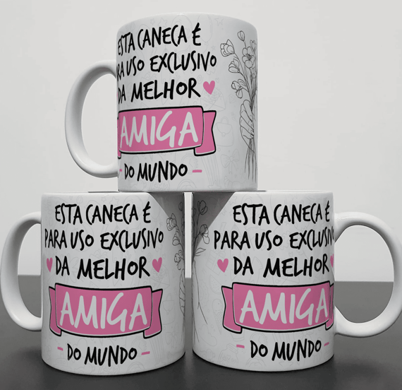 Caneca uso Exclusivo - Amiga