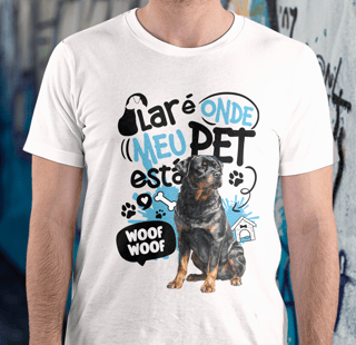 Camisa Tecido - ( Quality ) - Lar de Pet - Rottweiler