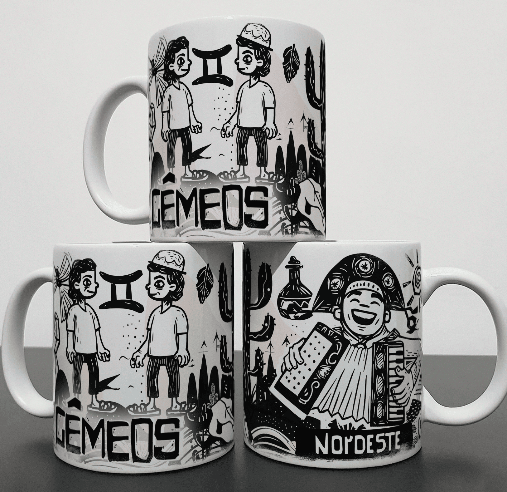 Caneca - Signos Nordestinos - Gêmeos
