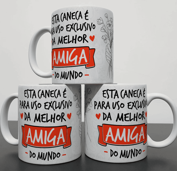 Caneca uso Exclusivo - Amiga