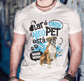 Nome do produto Camisa Tecido - ( Prime ) - Lar de Pet - Boxer Alemão