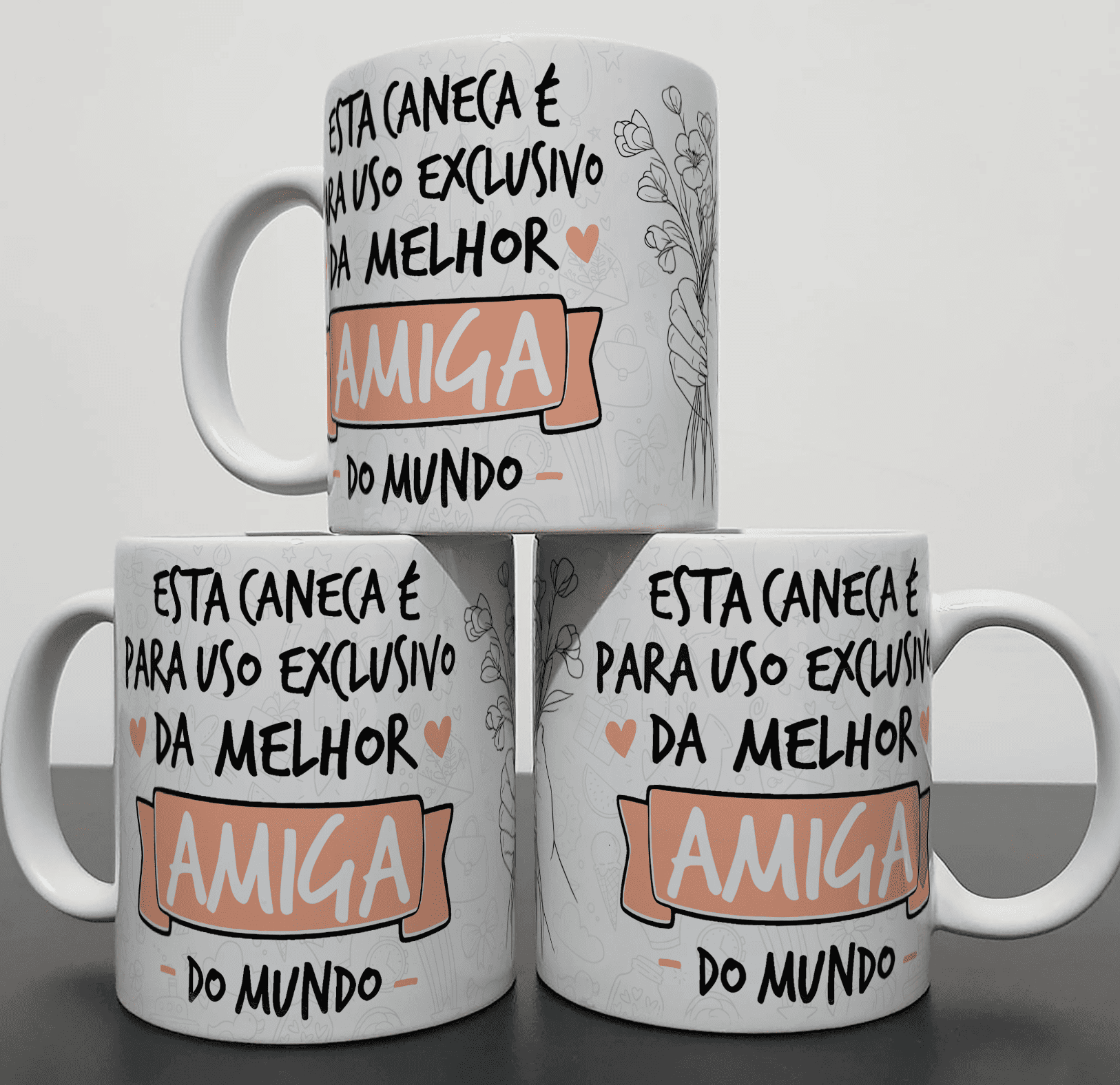 Nome do produto: Caneca uso Exclusivo - Amiga