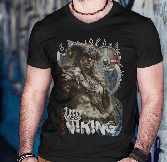 Camisa Tecido Unissex - Norse Mythology - Viking