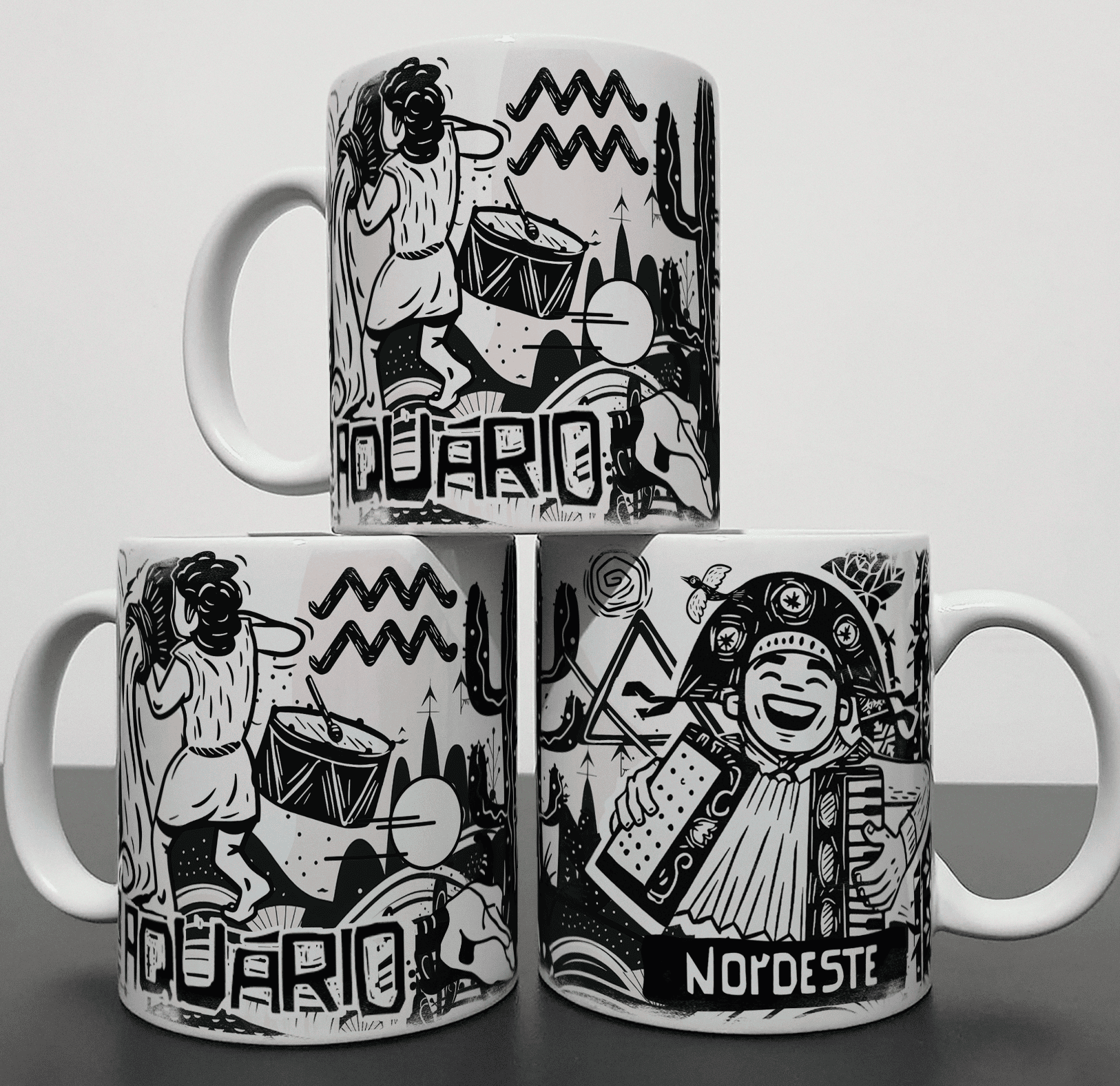 Caneca - Signos Nordestinos - Aquário