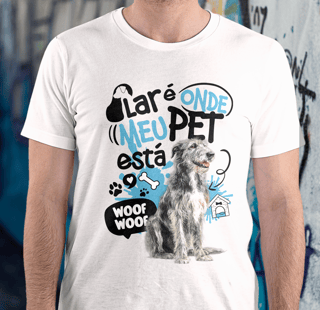 Camisa Tecido - ( Quality ) - Lar de Pet - Lébrel irlandês