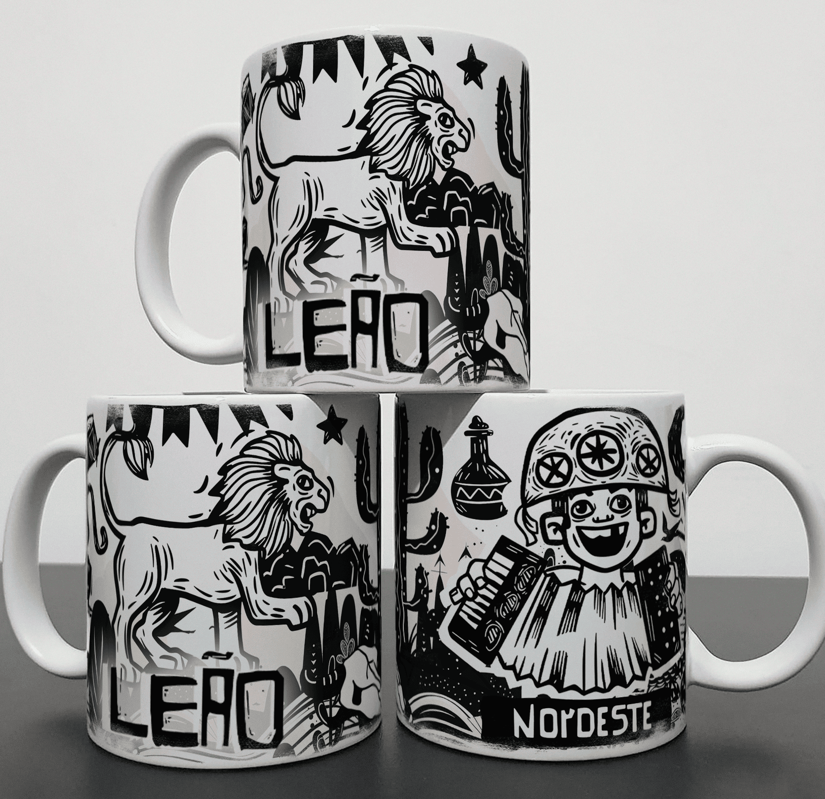 Caneca - Signos Nordestinos - Leão