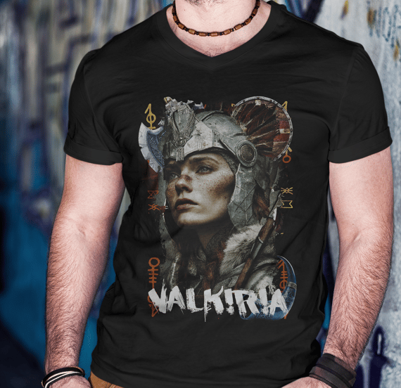 Camisa Tecido - ( Prime ) - Norse Mythology - Valkiria
