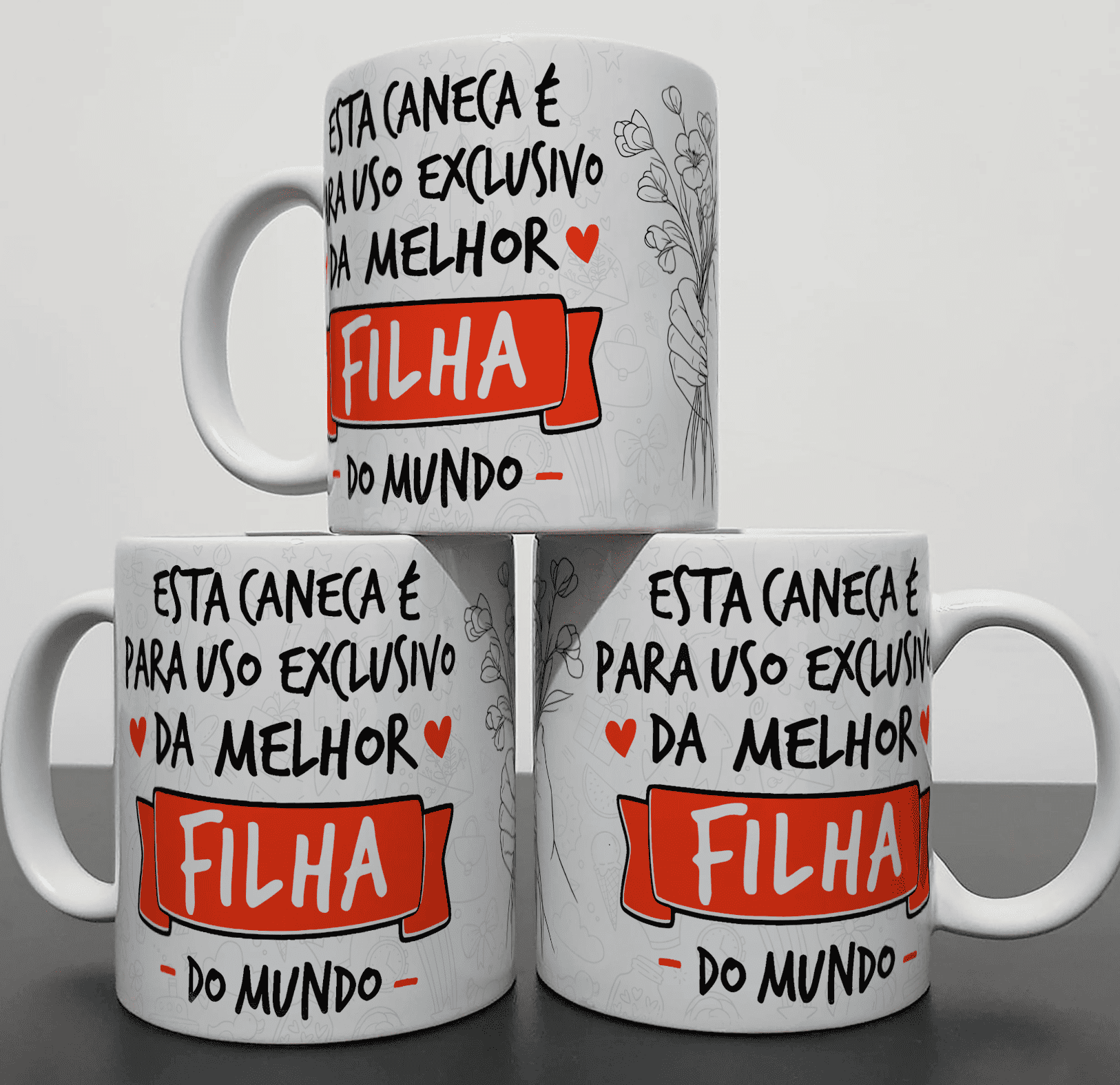 Nome do produto: Caneca uso Exclusivo - Filha
