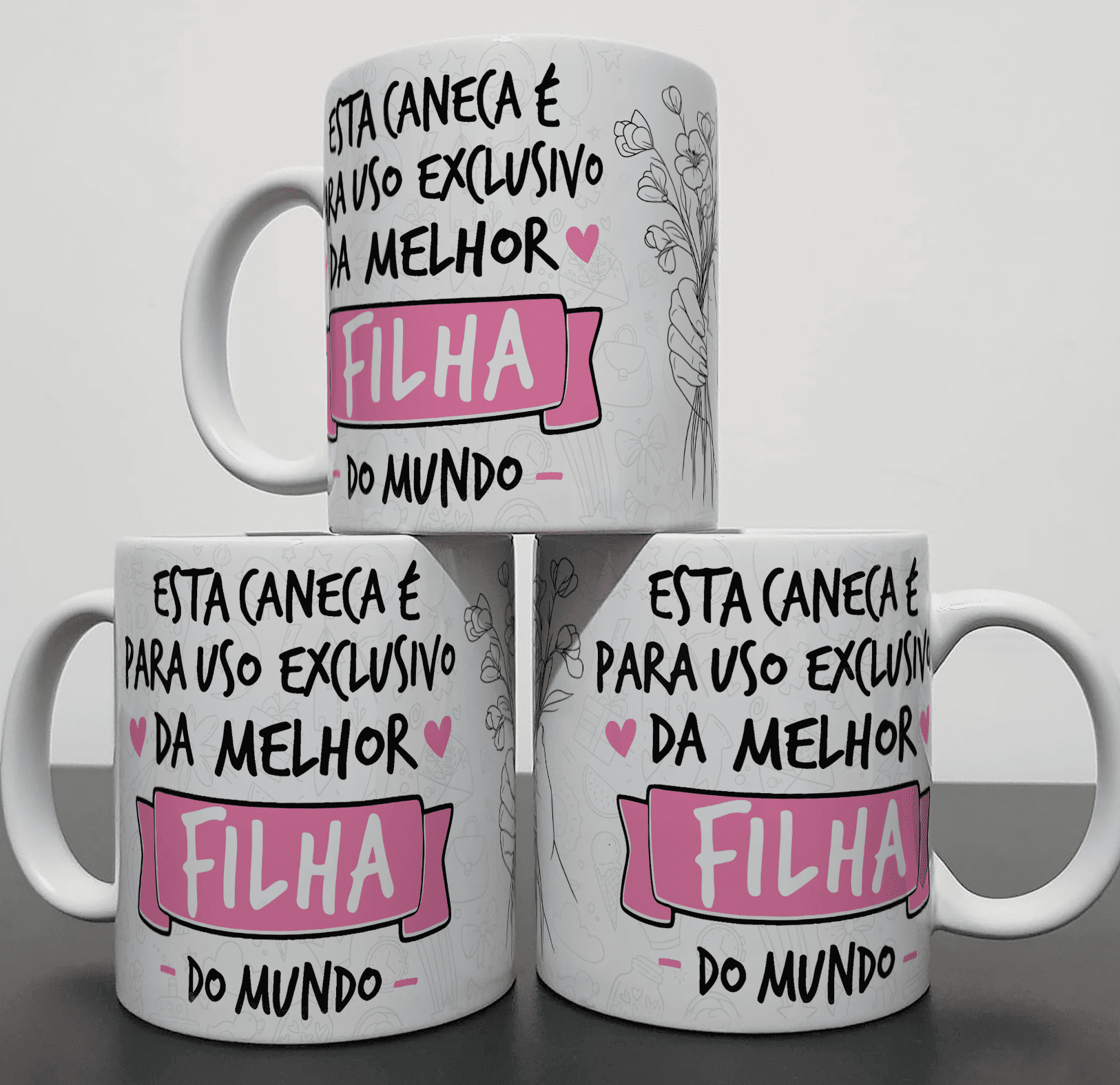 Nome do produto Caneca uso Exclusivo - Filha