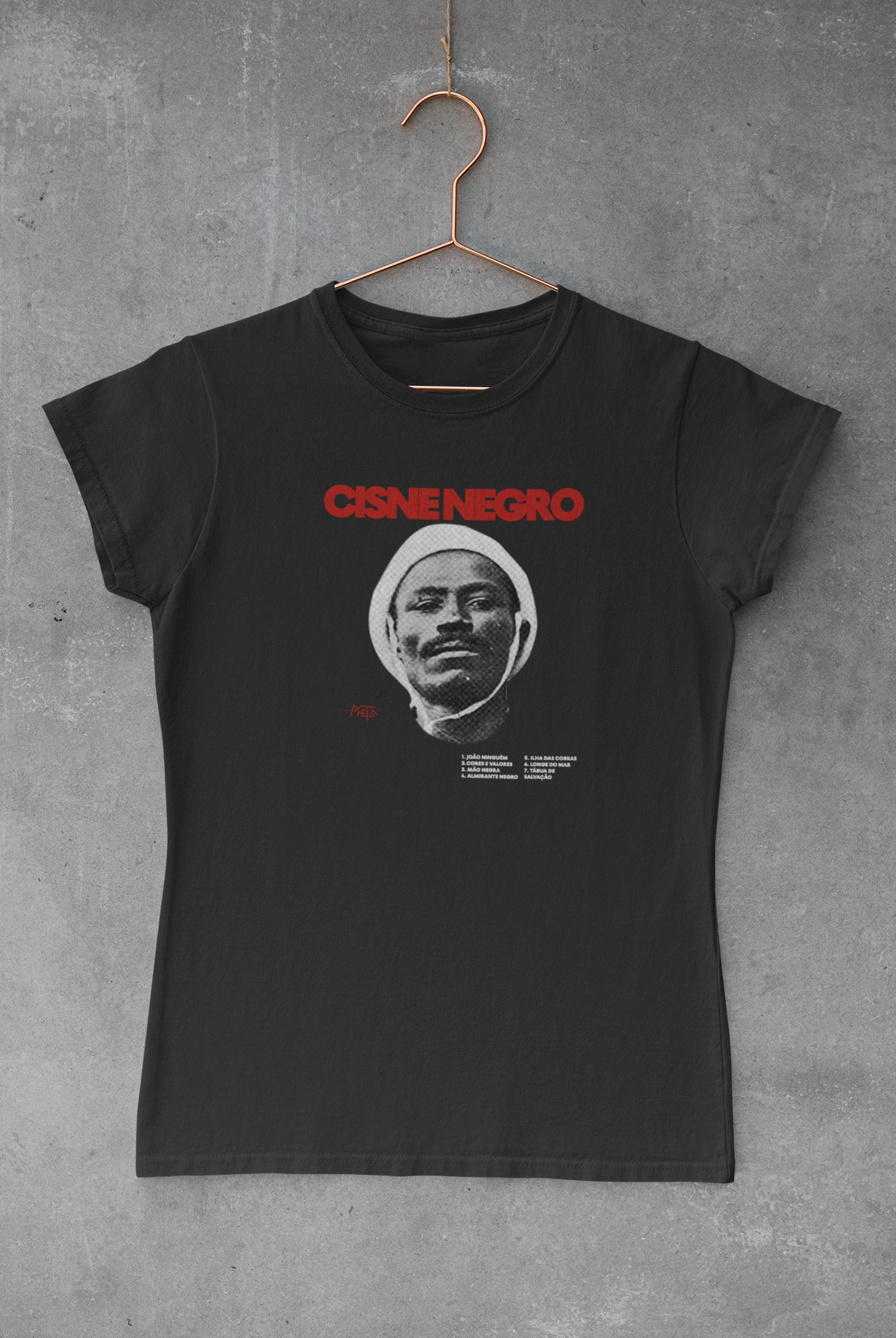 Camiseta Cisne Negro Preta