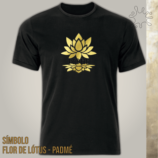 Camiseta Padme Gold - Flor de Lótus