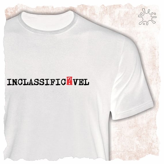 Camiseta Inclassificável (em preto)