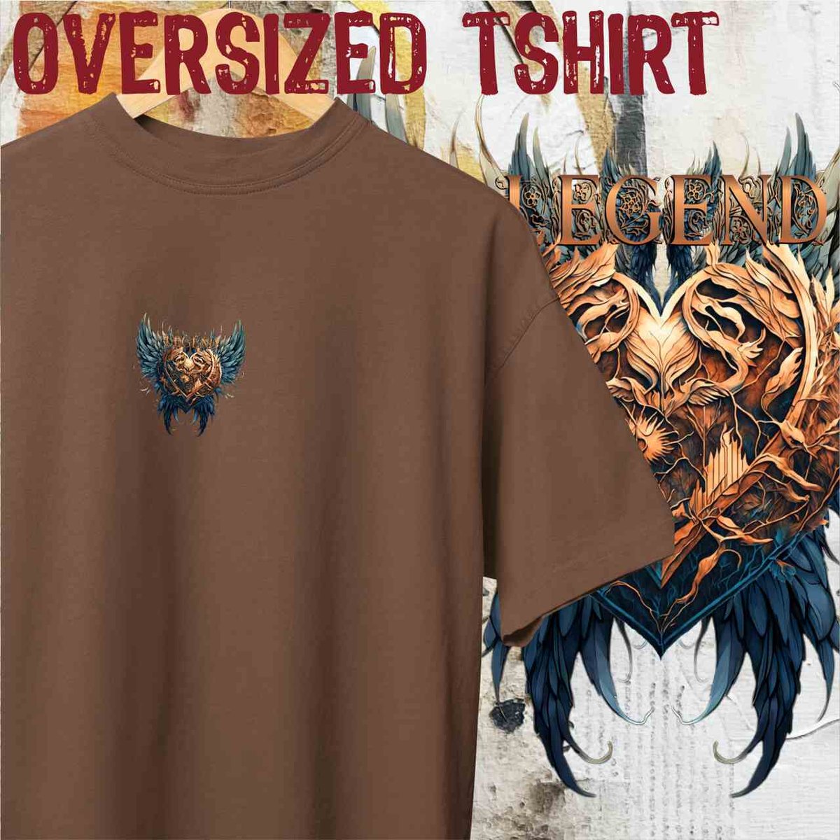 Nome do produto: Camiseta Oversized Legend