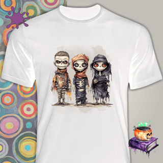 Nome do produto Camiseta Trio 2 Zumbi Moleques - Seremcores 