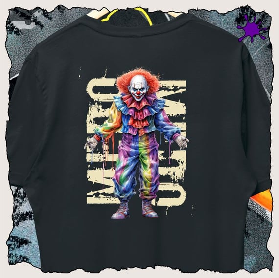 Camiseta Halloween Medo de Palhaço 3