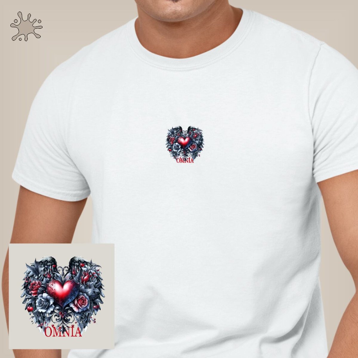 Nome do produto: Camiseta Asas Omnia