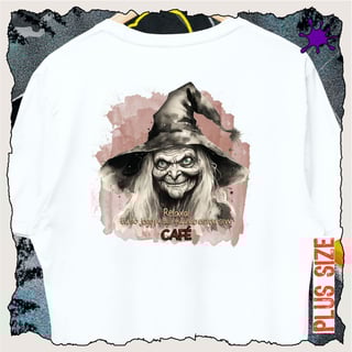 Nome do produtoCamiseta Plus Relaxa, eu só jogo praga quando estou sem café