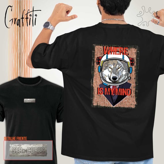 Camiseta Costas Graffiti Where is my mind?
