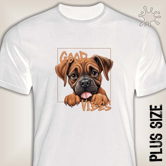 Camiseta Plus Good Vibes au04