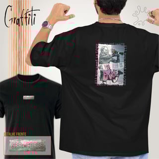 Camiseta Costas Graffiti All you need is love