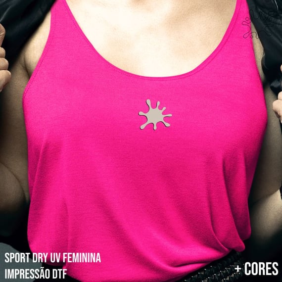 Regata Feminina Sport Dry UV Splash