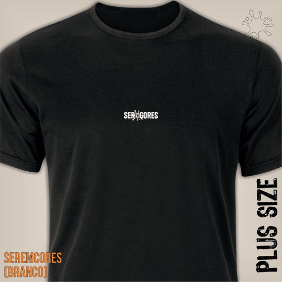 Camiseta Plus Seremcores em branco