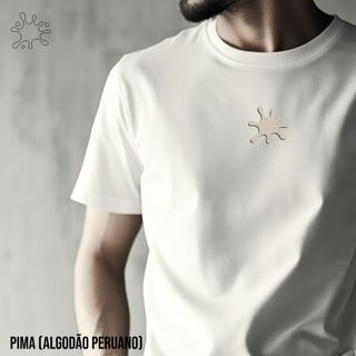 Nome do produtoCamiseta Pima (algodão peruano) Splash