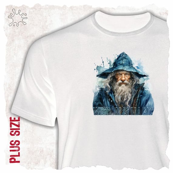 Camiseta Plus Magos - Wisdom is Magic