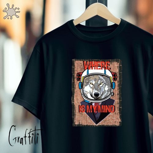 Camiseta Graffiti Where is my mind
