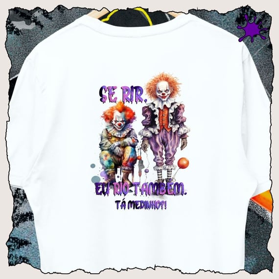 Camiseta Halloween Tá Medinho